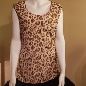 Ann Taylor printed sleeveless top